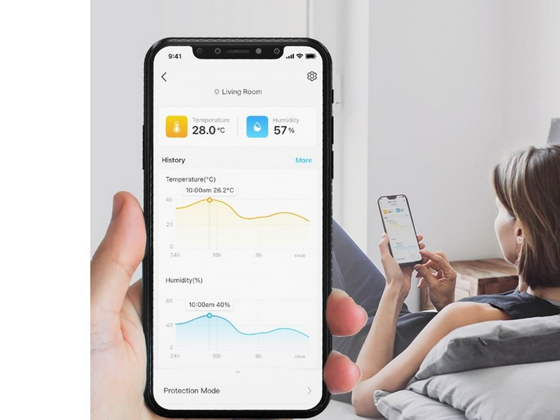 TP-Link Tapo T315 Smart Temperature & Humidity Monitor (Tapo Hub Required)