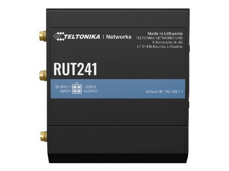 Teltonika RUT241 Industrial 4G Router (RUT241010000 / Standard package with EU
