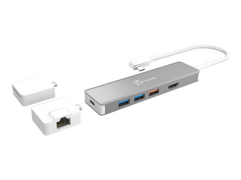 j5create USB-C Modular Multi-Adapter (Includes 2 Kits)