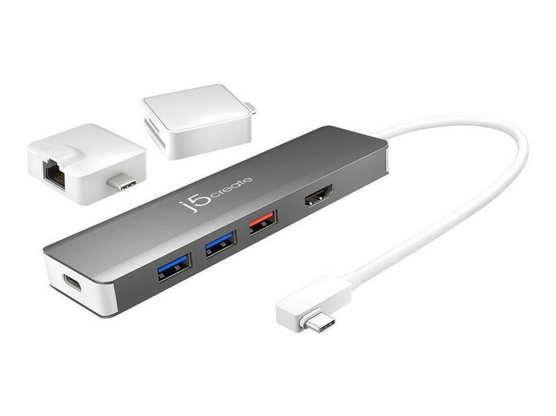 j5create USB-C Modular Multi-Adapter (Includes 2 Kits)
