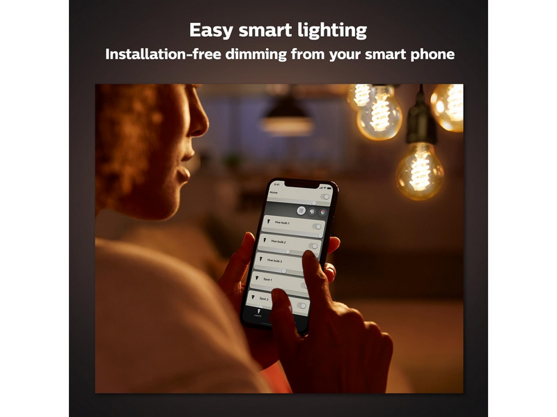 Philips Hue Filament Edison ST72 7W White Filament E27