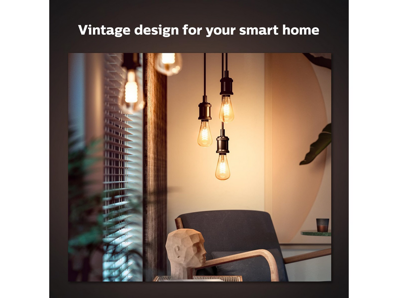 Philips Hue Filament Edison ST72 7W White Filament E27