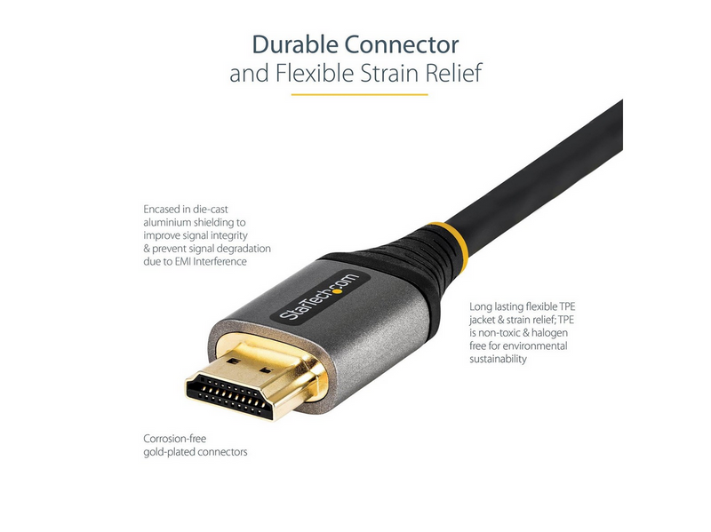 StarTech.com HDMI 2.1 Cable - Black - 1m