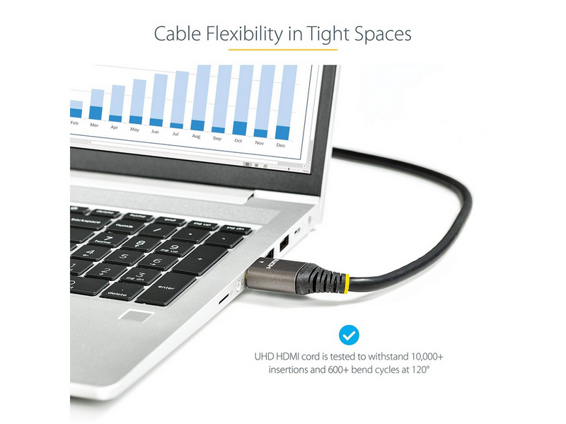 StarTech.com HDMI 2.1 Cable - Black - 1m