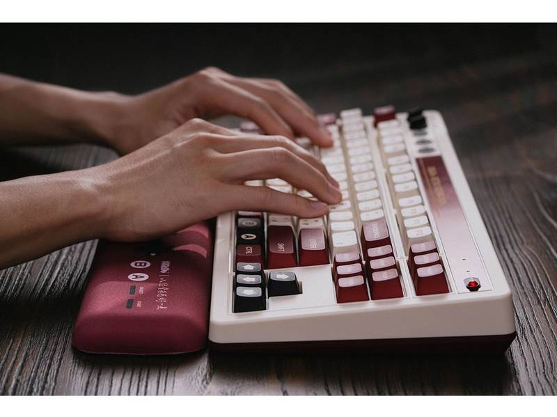8BitDo Retro Mechanical Keyboard - Fami Edition - 80% - Englisch (UK) - Braun