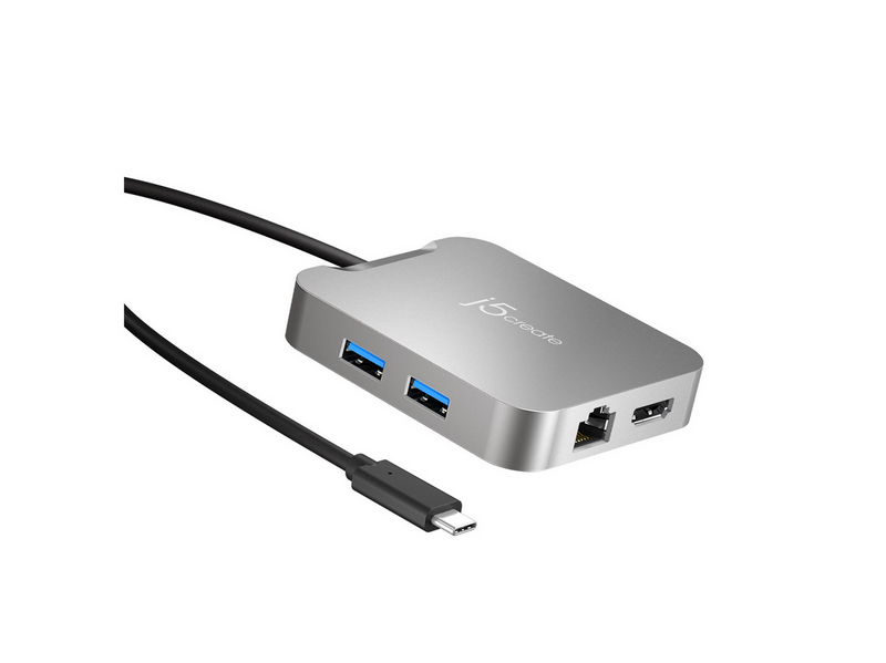 j5create 5-in-1 Multi-Port Adapter (with Ethernet and PD)