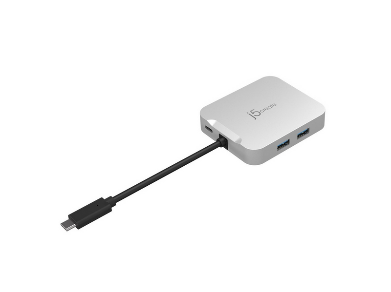 j5create 5-in-1 Multi-Port Adapter (with Ethernet and PD)