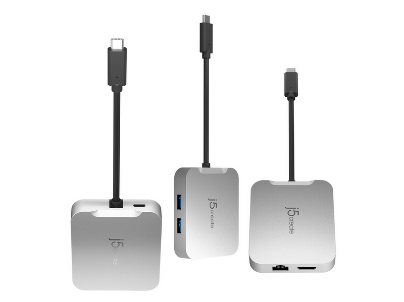 j5create 5-in-1 Multi-Port Adapter (with Ethernet and PD)