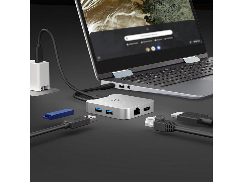 j5create 5-in-1 Multi-Port Adapter (with Ethernet and PD)