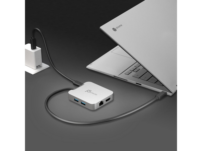 j5create 5-in-1 Multi-Port Adapter (with Ethernet and PD)