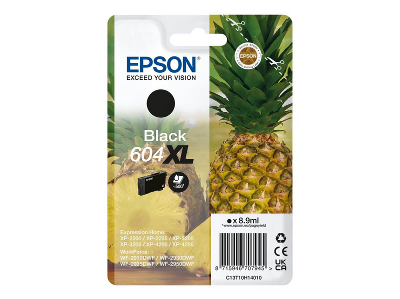 Epson 604XL Singlepack - XL - black - original - ink cartridge