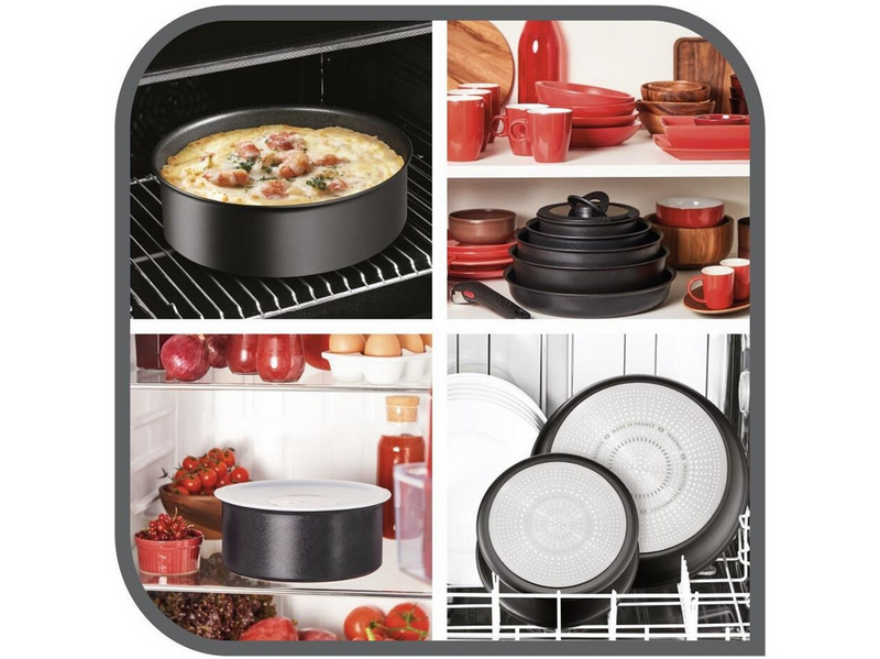 Tefal Ingenio Eco resist Saucepan 16 cm / 1.7 l. Black (without handle)