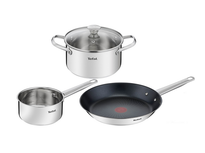 Tefal Cook eat Set 4 pcs Stainless steel