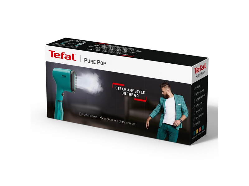 Tefal Handdampfgerät Pure Pop Garment Steamer Green