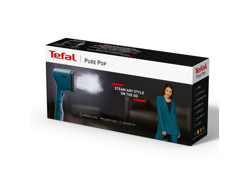Tefal Handdampfgerät Pure Pop Garment Steamer Blue
