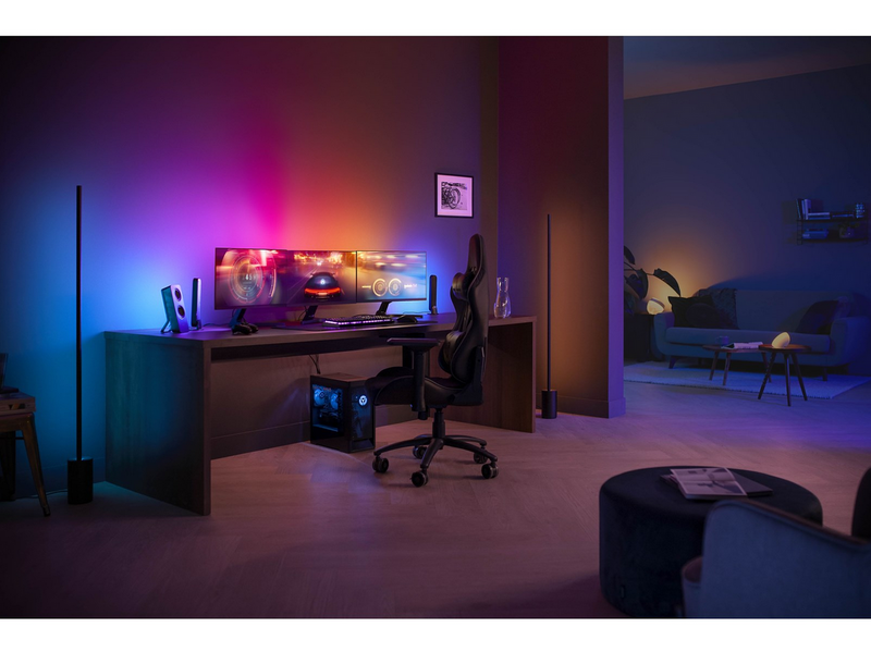 Philips Hue Play Gradient PC Lightstrip 24-27" 3-Pack + Hue Bridge