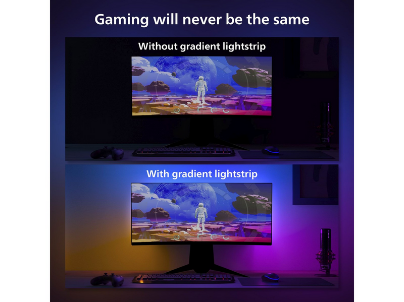 Philips Hue Play Gradient PC Lightstrip 24-27"