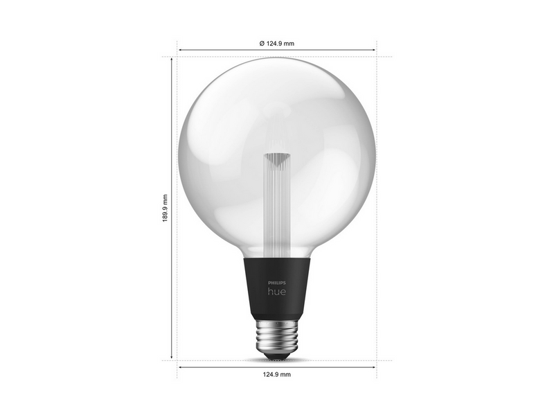 Philips Hue Lightguide G125 E27 Globe Bulb - 1-Pack
