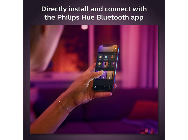 Philips Hue Perifo Ceiling Set - 4 Cylinder Spots - Black