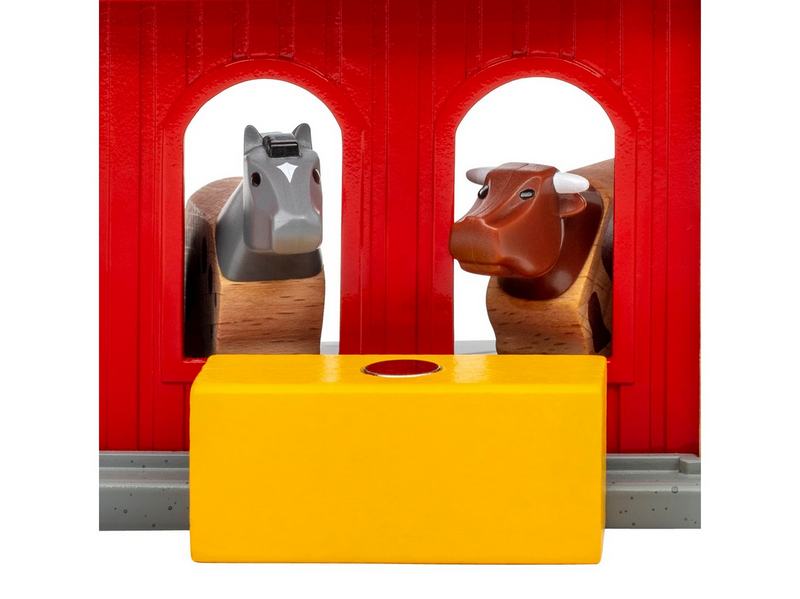 Brio BRIO Tierscheune mit Heuwaggon