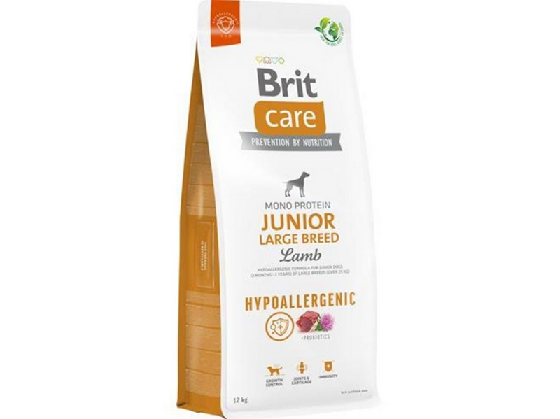 Brit Care Dog Hypoallergenic Junior Large Breed Lamb 12kg