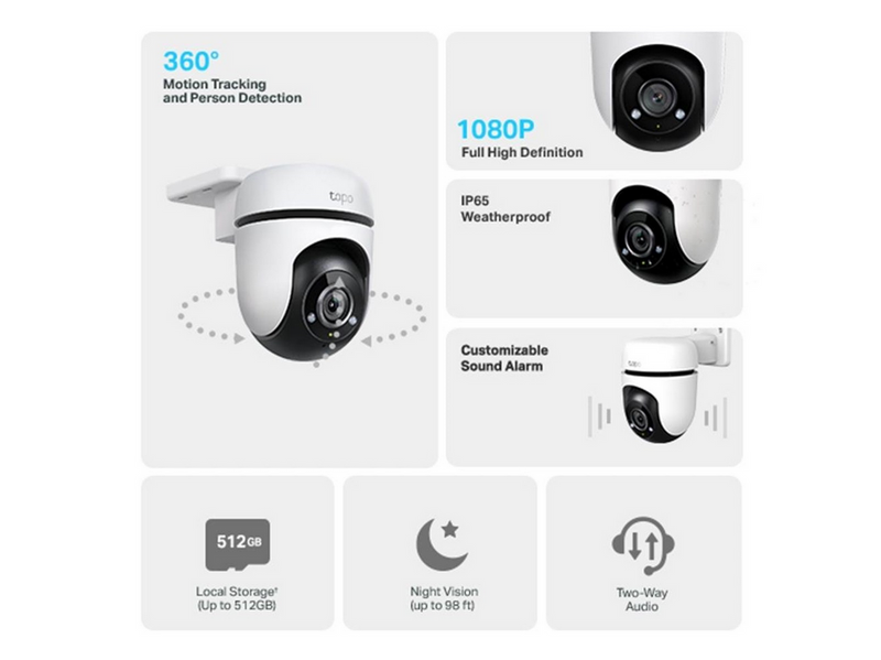 TP-Link Tapo C500 Outdoor Pan/Tilt Security WiFi Camera