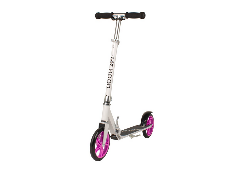 My Hood 200 Scooter - White/Pink