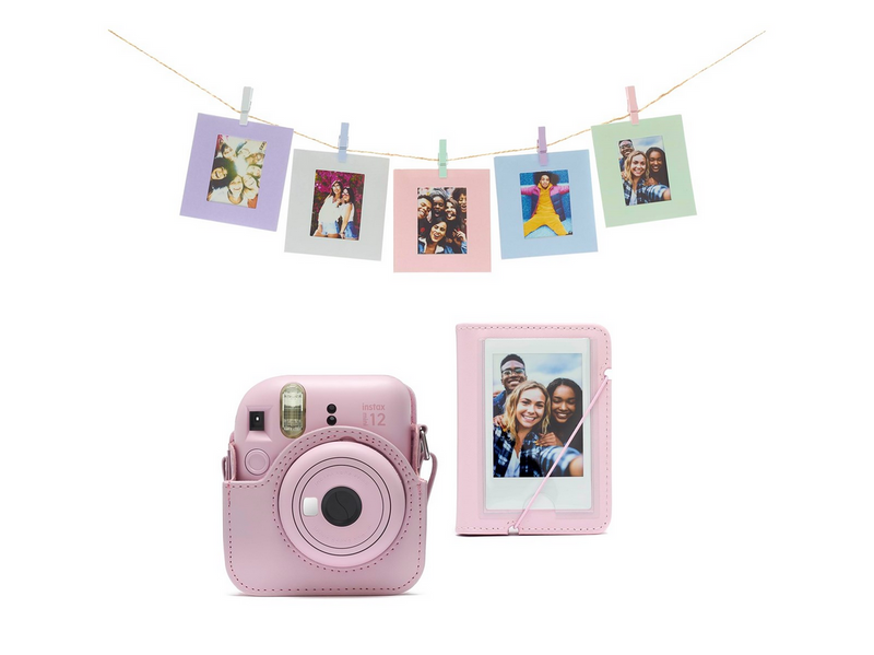 Fujifilm INSTAX Mini 12 Accessory Kit - Blossom Pink