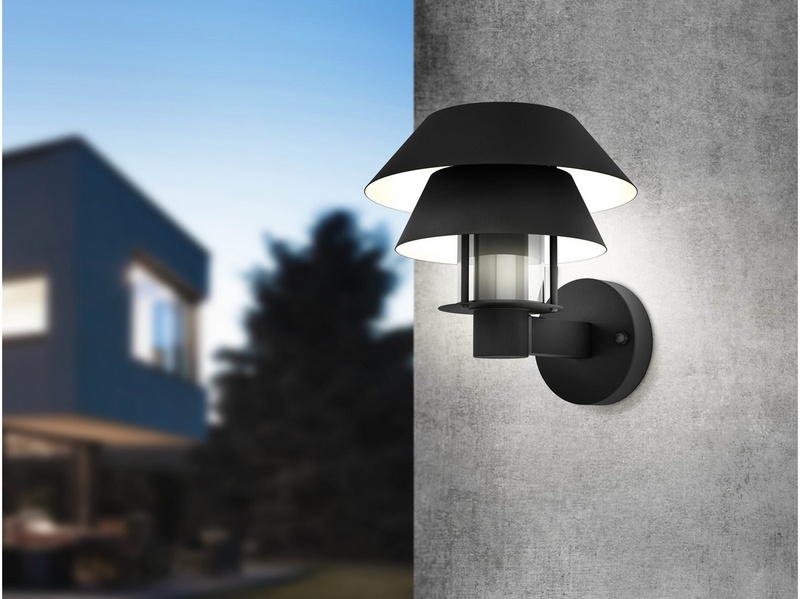 EGLO CHIAPPERA outdoor wall lamp black
