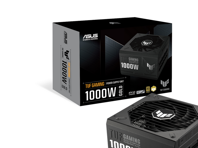 ASUS TUF GAMING 1000G Netzteile - 1000 Watt - 135 mm - ATX 3.1 - 80 Plus Gold