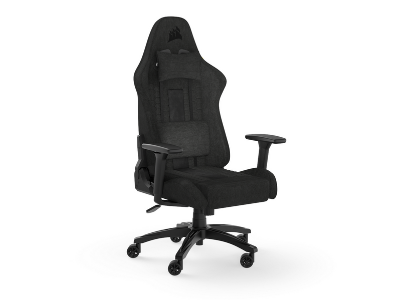 Corsair TC100 Relaxed Fabric Gaming Stuhl - Schwarz - Stoff - Bis zu 120 kg
