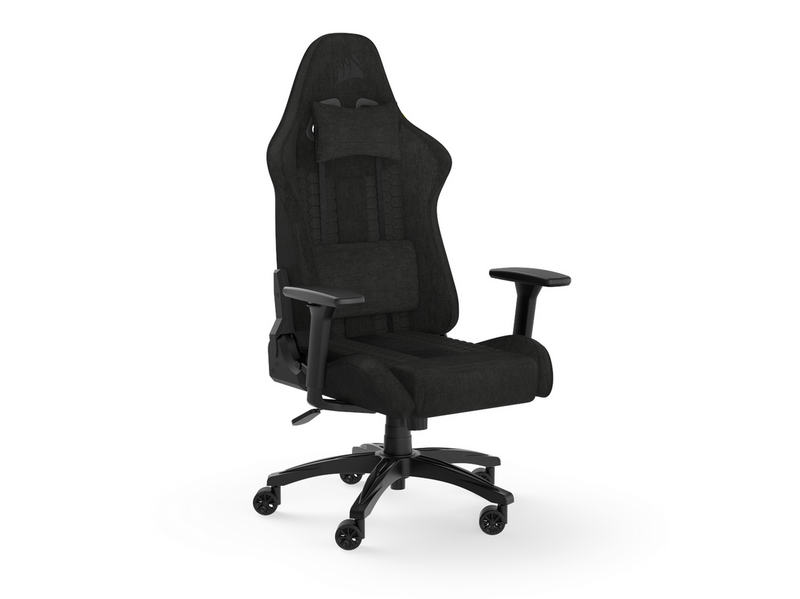 Corsair TC100 Relaxed Fabric Gaming Stuhl - Schwarz - Stoff - Bis zu 120 kg