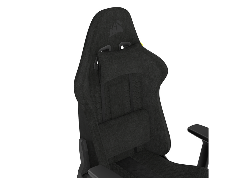 Corsair TC100 Relaxed Fabric Gaming Stuhl - Schwarz - Stoff - Bis zu 120 kg