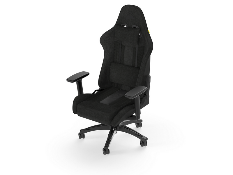 Corsair TC100 Relaxed Fabric Gaming Stuhl - Schwarz - Stoff - Bis zu 120 kg