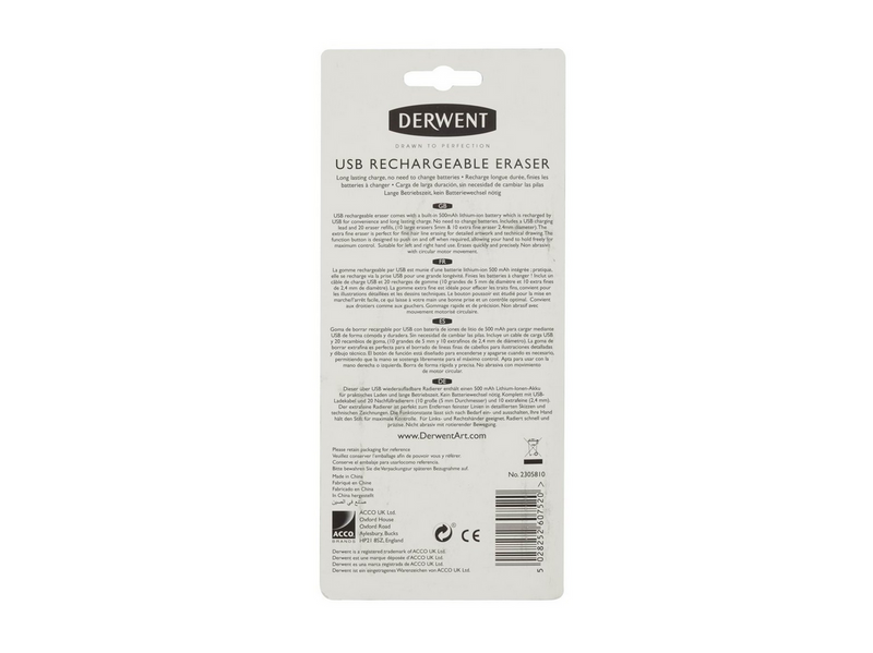 Derwent USB Rechargeable Eraser