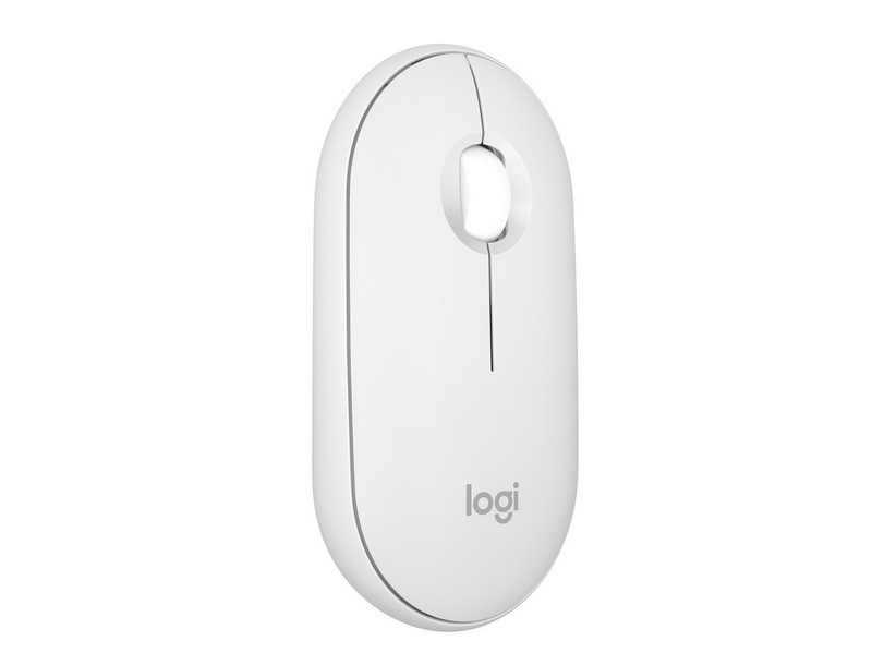 Logitech Pebble Mouse 2 M350s Wireless - Tonal White - Maus (Weiß)