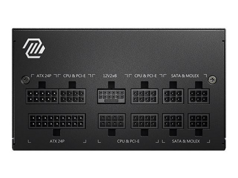 MSI MAG A850GL PCIE5 Netzteile - 850 Watt - 120 mm - ATX 3.0 - 80 Plus Gold