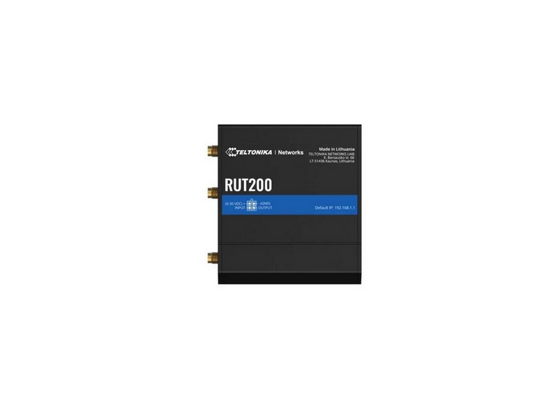 Teltonika RUT200 Industrial Cellular Router (RUT200010000 / Standard package