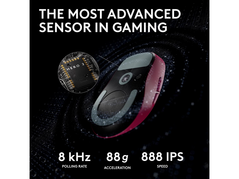 Logitech G PRO X SUPERLIGHT 2 - Gaming Maus (Magenta)