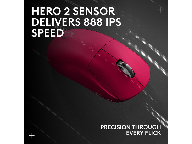 Logitech G PRO X SUPERLIGHT 2 - Gaming Maus (Magenta)