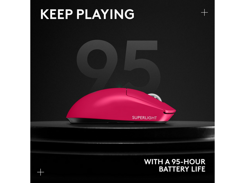 Logitech G PRO X SUPERLIGHT 2 - Gaming Maus (Magenta)