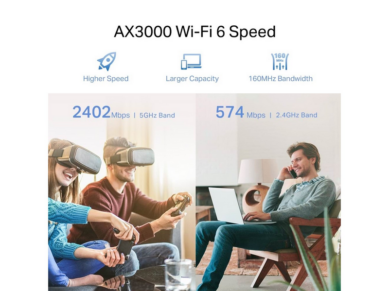 TP-Link RE705X AX3000 Mesh WiFi 6 Extender