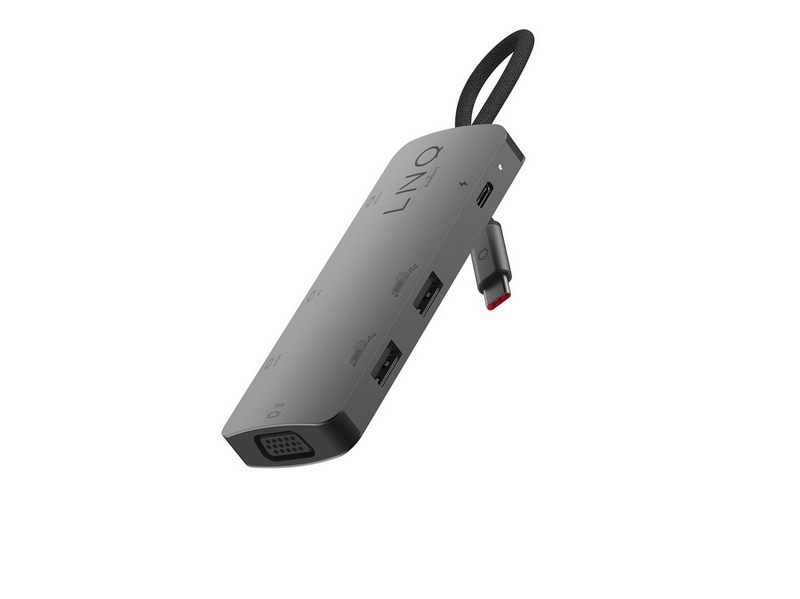 LINQ 7-in-1 Multiport Adapter Triple 4K MST (with PD)
