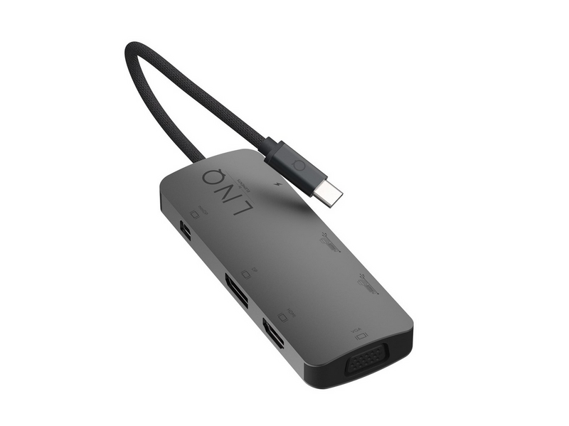 LINQ 7-in-1 Multiport Adapter Triple 4K MST (with PD)