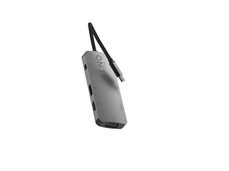 LINQ 7-in-1 Multiport Adapter Triple 4K MST (with PD)
