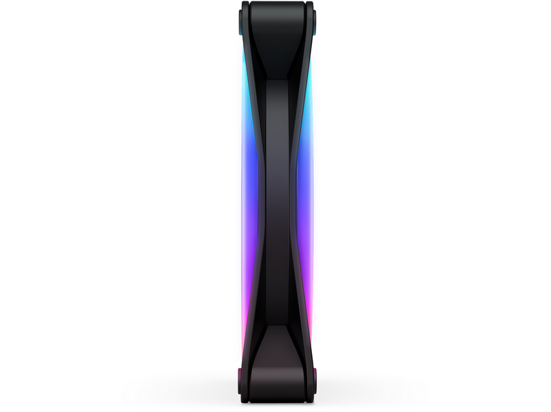 NZXT F140 RGB DUO 2-pack & RGB Controller - Black - Gehäuselüfter - 140mm -