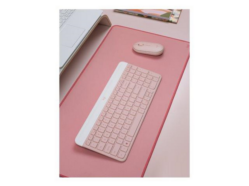 Logitech Slim Wireless Combo MK470 - Tastatur & Maus Set - Universal - Pink