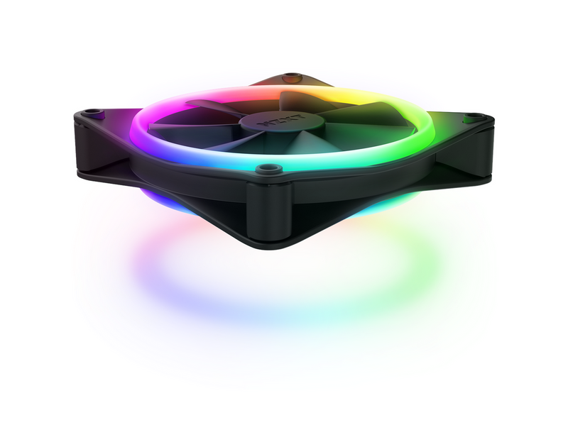 NZXT F120 RGB DUO - Black - Gehäuselüfter - 120mm - Schwarz mit RGB LED - 29 dBA