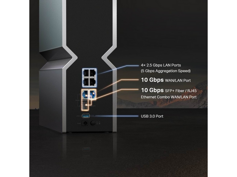 TP-Link ARCHER BE800 BE19000 Tri Band Wi-Fi 7 Router