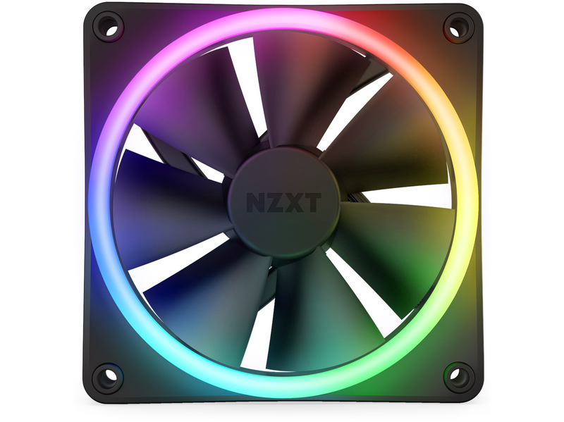 NZXT F120 RGB DUO 3-pack & RGB Controller - Black - Gehäuselüfter - 120mm -